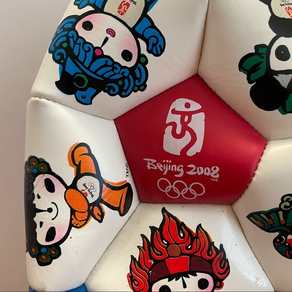 Beijing 2002 Olympics Souvenir Soccer Ball - Picture 3 of 3